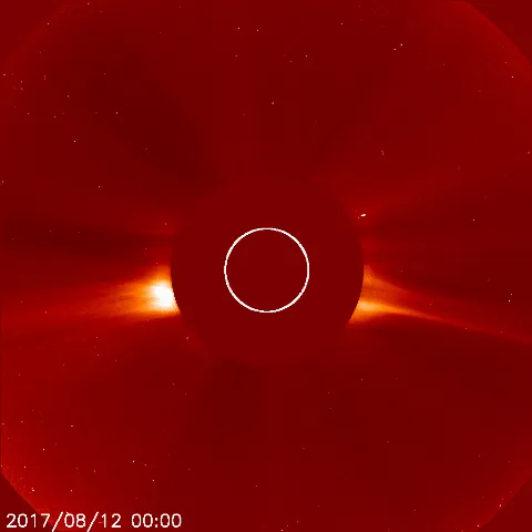 Image of solar wind