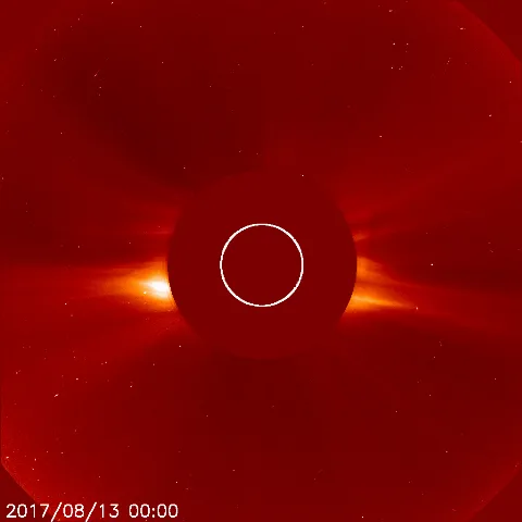 Image of solar wind