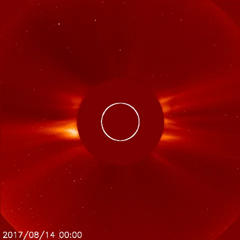 Image of solar wind