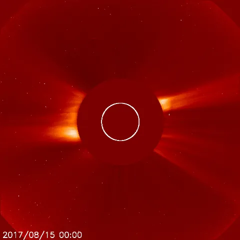 Image of solar wind