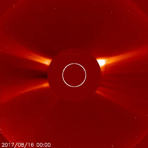 Image of solar wind