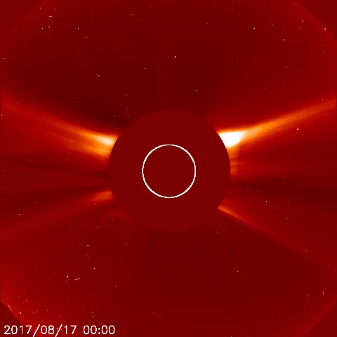 Image of solar wind