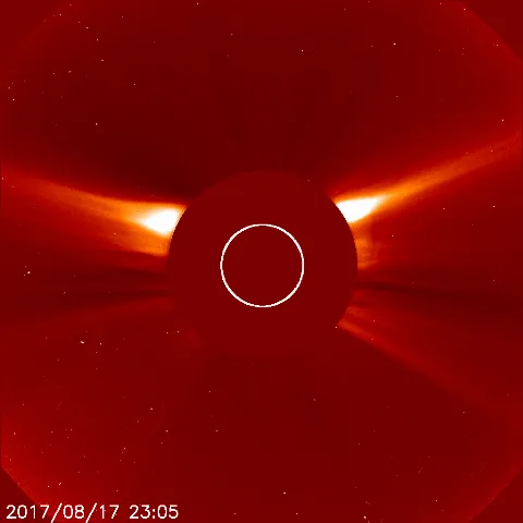 Image of solar wind