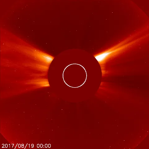 Image of solar wind