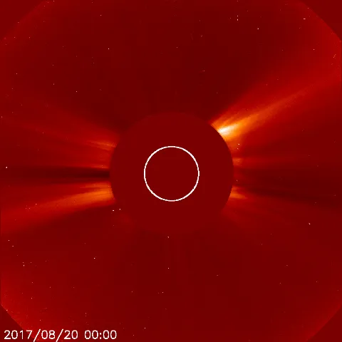 Image of solar wind