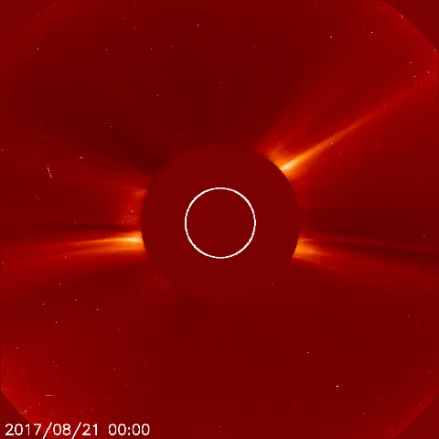 Image of solar wind