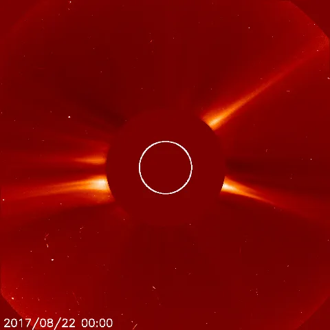 Image of solar wind