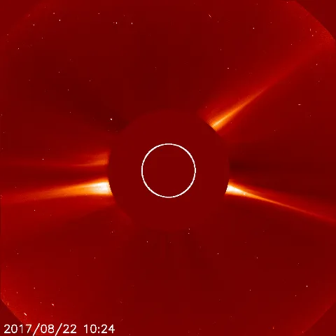 Image of solar wind