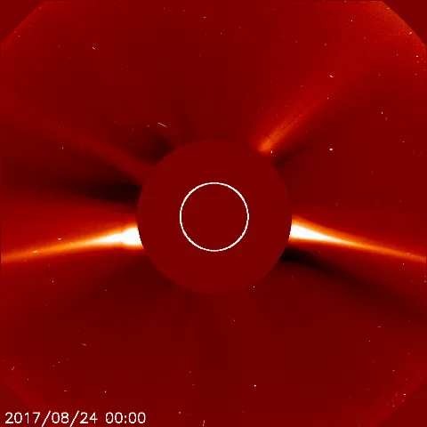 Image of solar wind