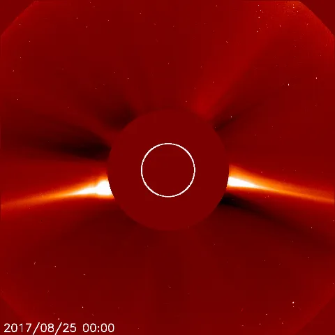 Image of solar wind