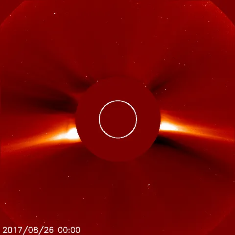 Image of solar wind