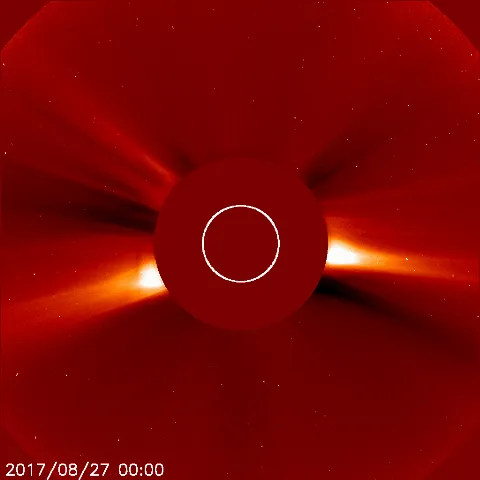 Image of solar wind