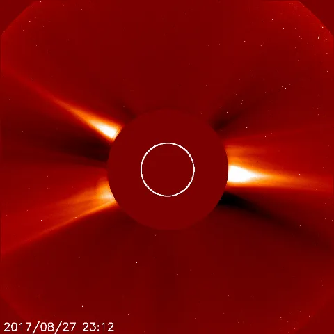 Image of solar wind