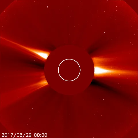 Image of solar wind