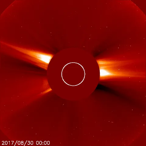 Image of solar wind