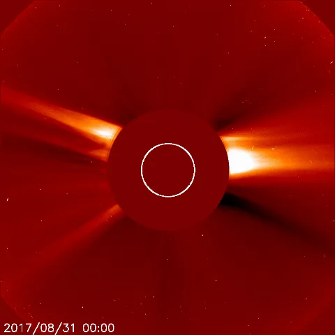 Image of solar wind