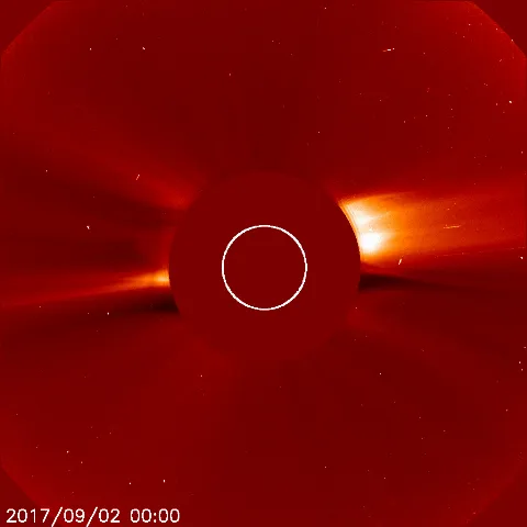 Image of solar wind