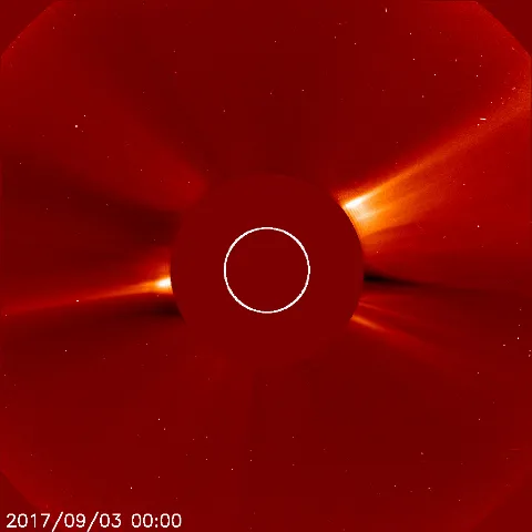 Image of solar wind