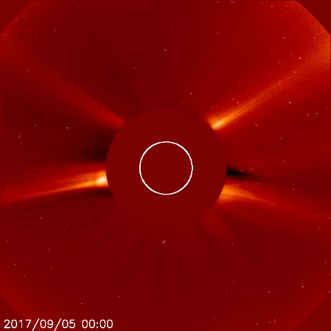 Image of solar wind