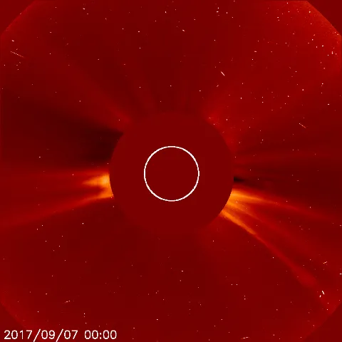 Image of solar wind