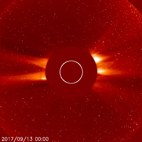 Image of solar wind