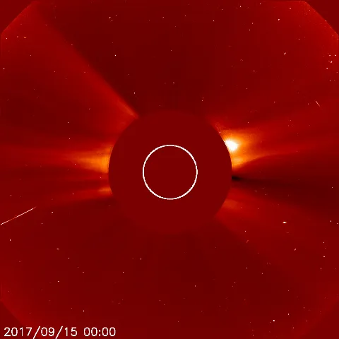 Image of solar wind