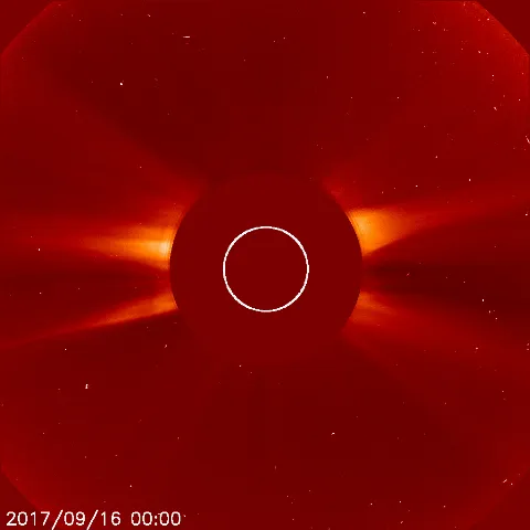 Image of solar wind