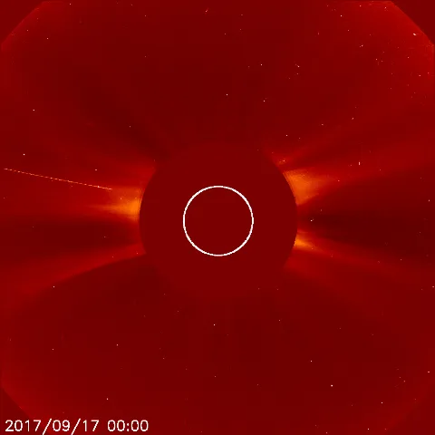 Image of solar wind