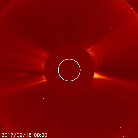 Image of solar wind