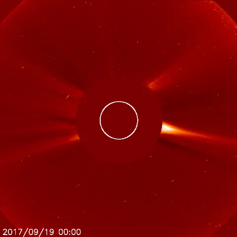 Image of solar wind