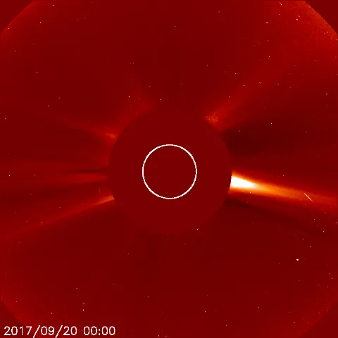 Image of solar wind