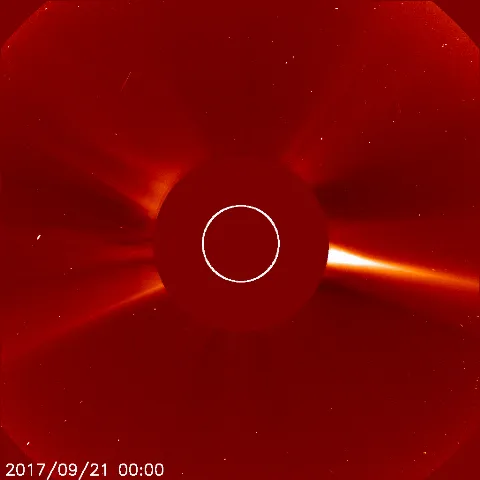 Image of solar wind