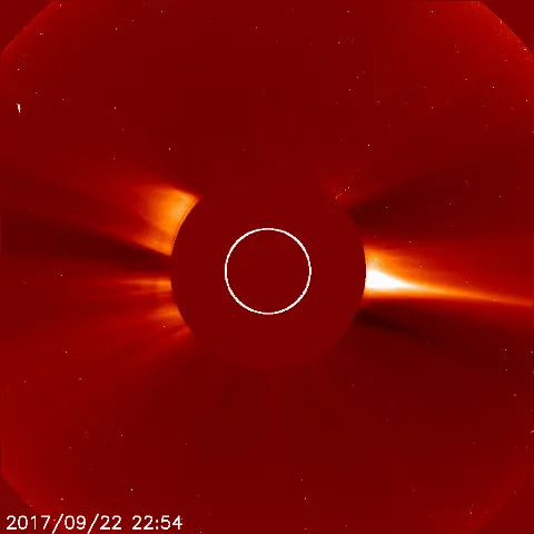 Image of solar wind