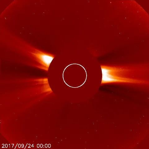 Image of solar wind