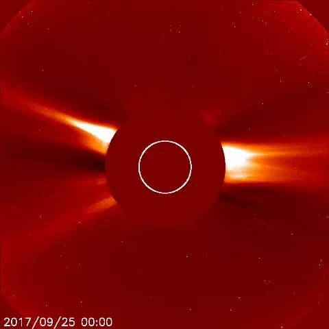 Image of solar wind