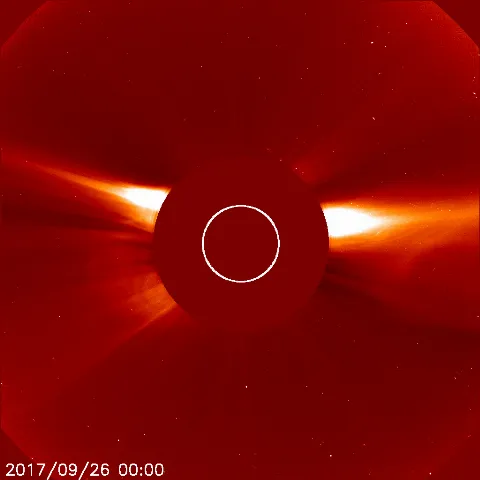 Image of solar wind