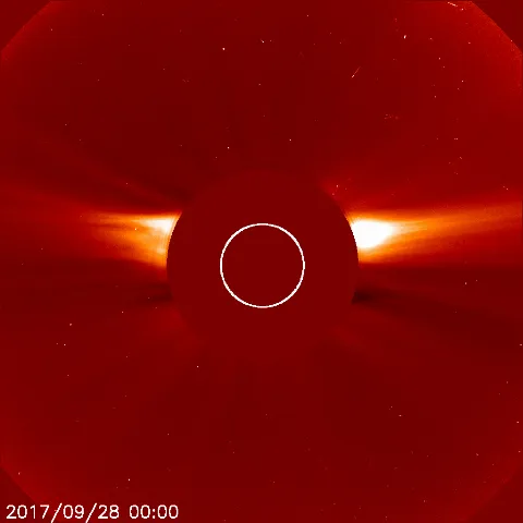 Image of solar wind