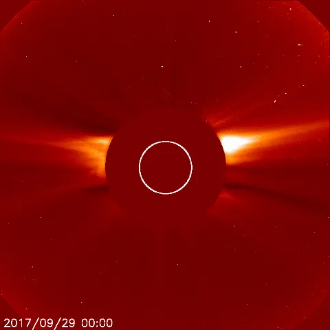 Image of solar wind