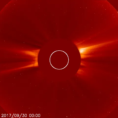 Image of solar wind