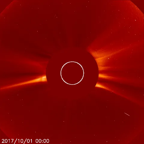 Image of solar wind