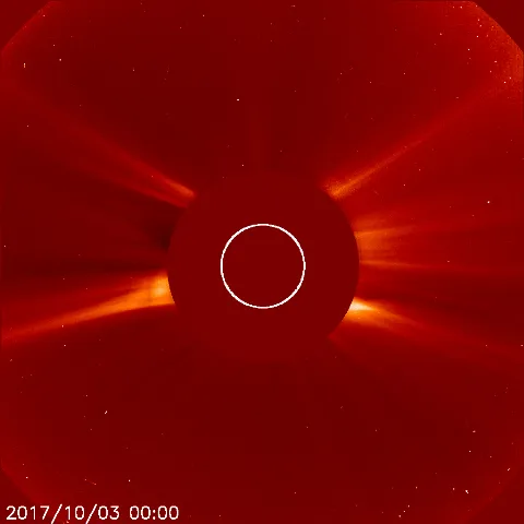 Image of solar wind