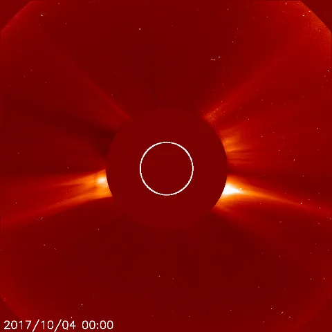 Image of solar wind