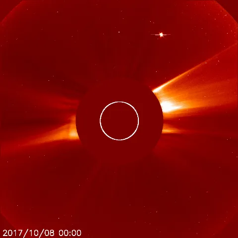 Image of solar wind