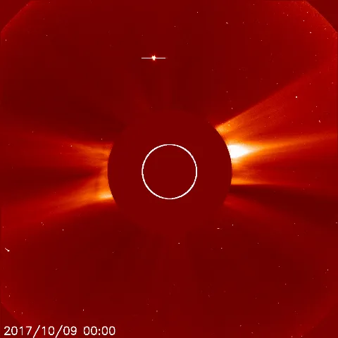 Image of solar wind