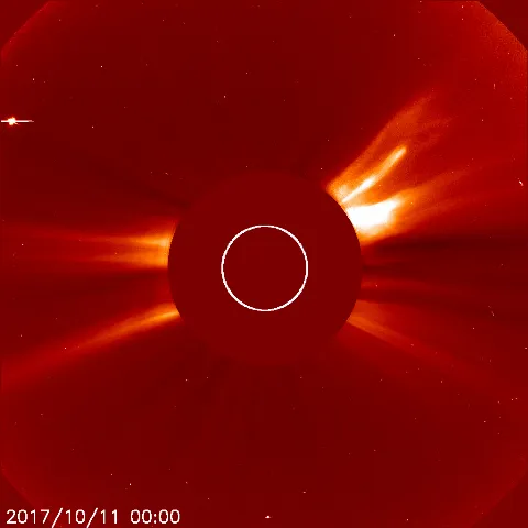 Image of solar wind