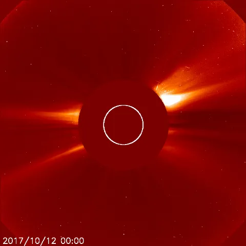 Image of solar wind