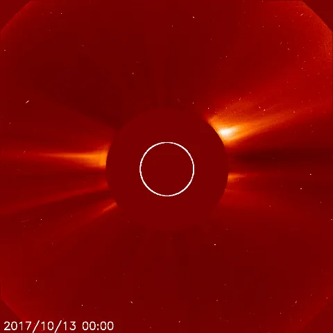 Image of solar wind