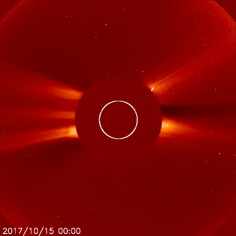 Image of solar wind