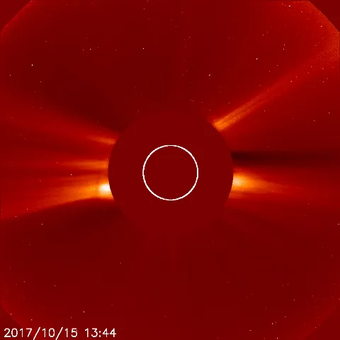 Image of solar wind