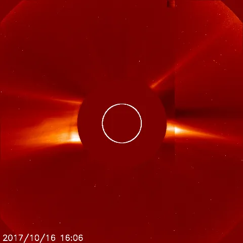 Image of solar wind